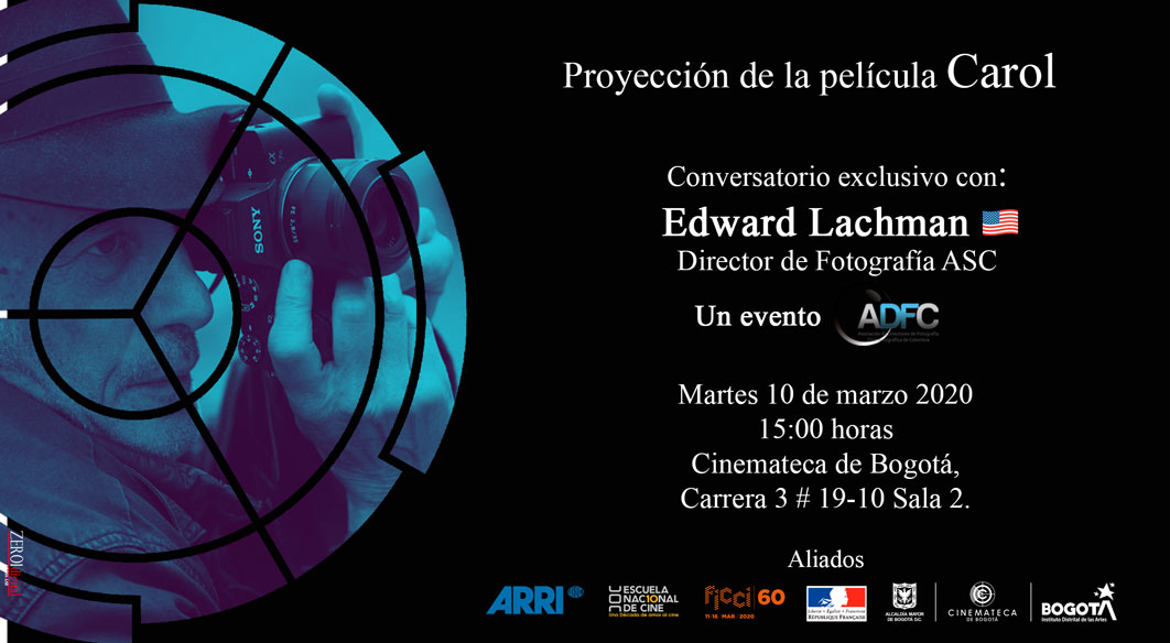 Edward Lachman en colombia ADFC