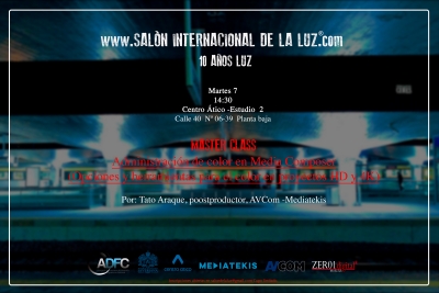 MASTER CLASS Administraci&oacute;n de color en Media Composer (Opciones y herramientas para el color en proyectos HD y 4K)