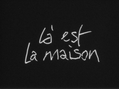 L&agrave; est la maison